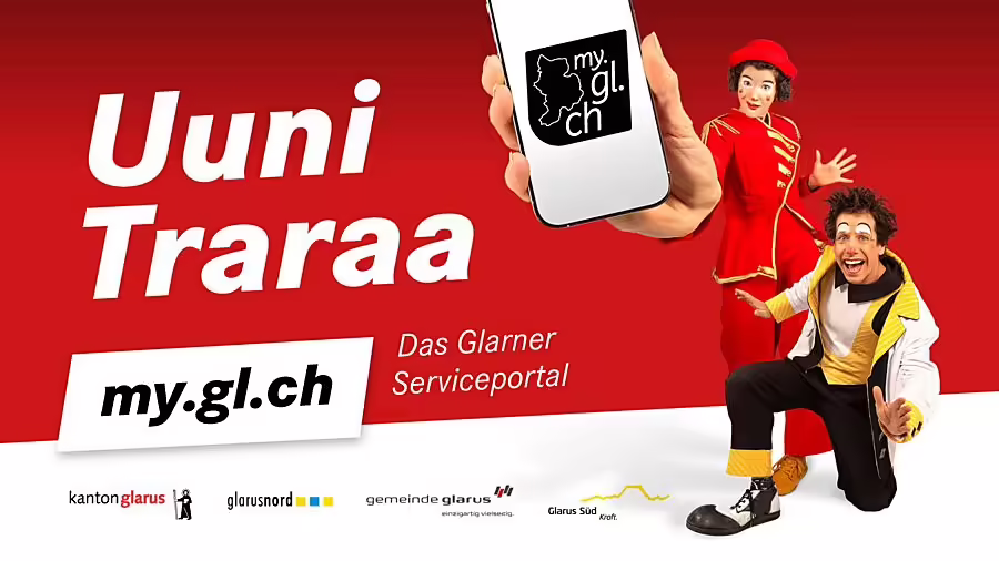 Glarner Serviceportal my.gl.ch: Alles digital in nur einem Klick!