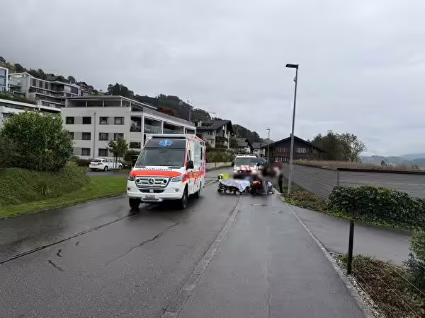Kind in Wilen von Auto erfasst - Rettungskräfte im Einsatz!