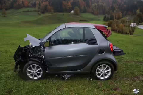 Knall in Appenzell: Frontalkollision ohne Verletzte!