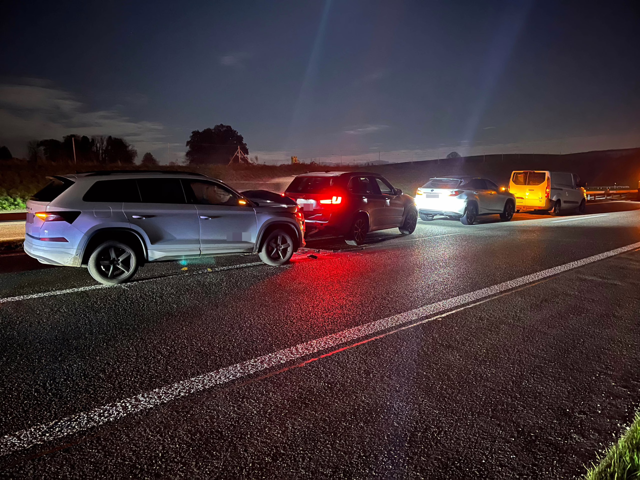 Große Störungen nach Auffahrunfall auf A1 bei Matzingen!