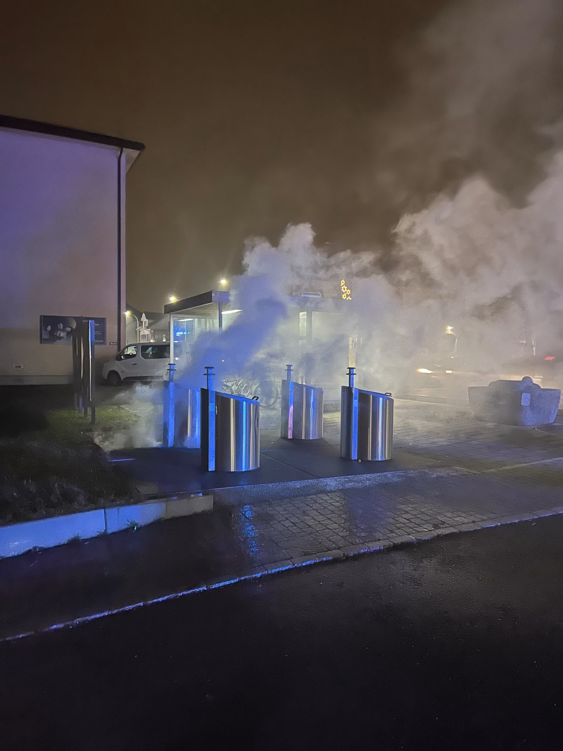 Brand im Unterflurcontainer: Tausend Franken Schaden in Bischofszell!