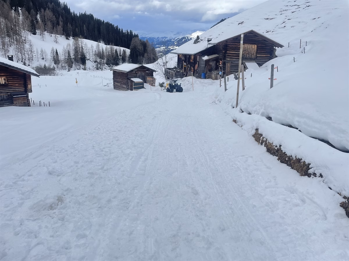 Schlittenunfall bei Langwies: Frau schwer verletzt nach Quad-Kollision
