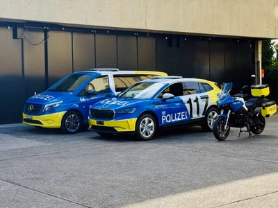 Basel-Stadt: Polizei setzt auf grüne Flotte mit neuen Elektrofahrzeugen!