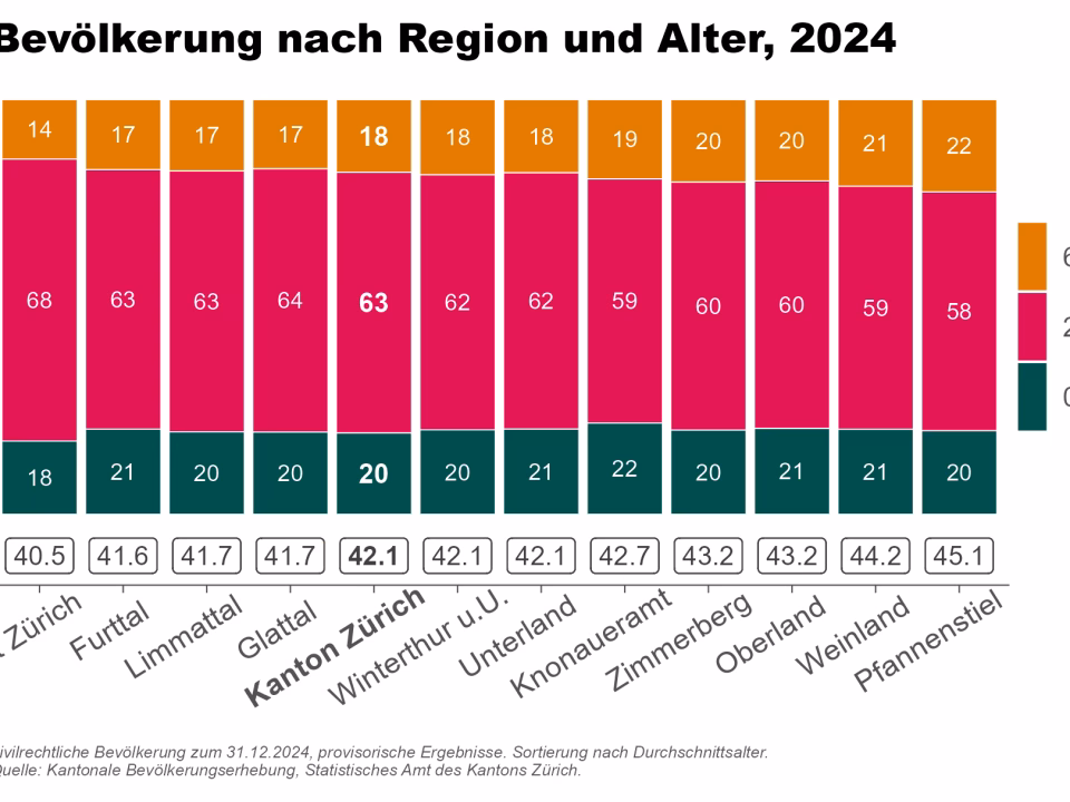 Zürichs Bevölkerung wächst kaum – Die Zahlen im Detail!