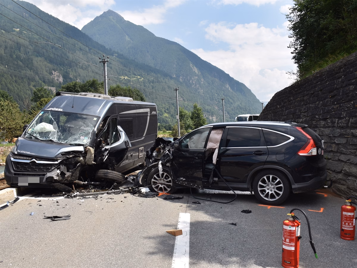 Verkehrsunfälle in Graubünden: Zunahme unter Alkohol, aber weniger Tote!