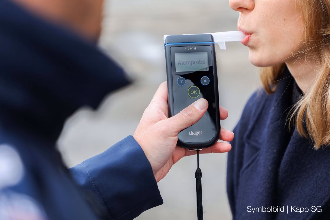 Alkoholisierte Fahrer sorgen für Chaos in St.Gallen: Ermittlungen laufen!