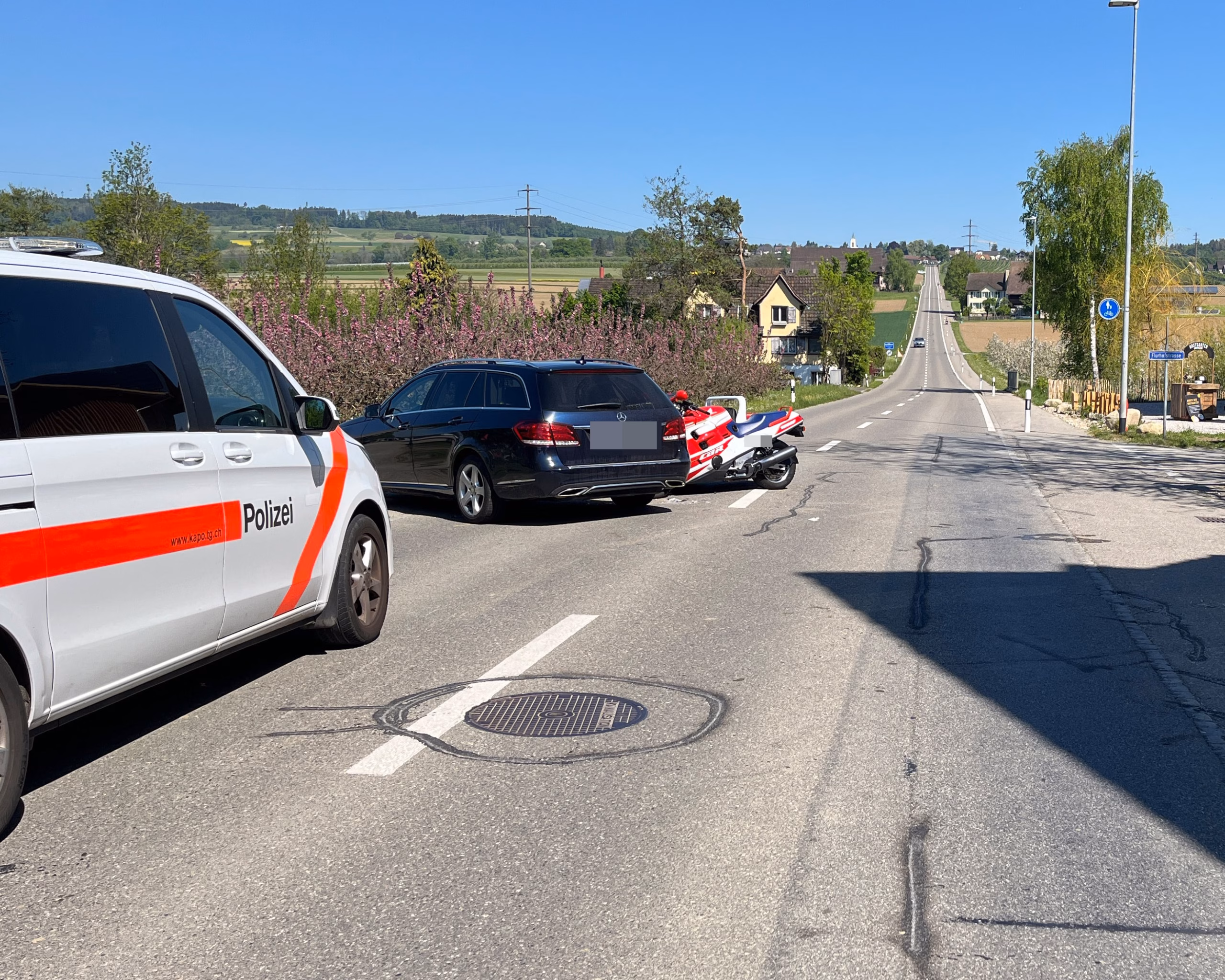 Motorradfahrer bei Unfall in Opfershofen schwer verletzt!