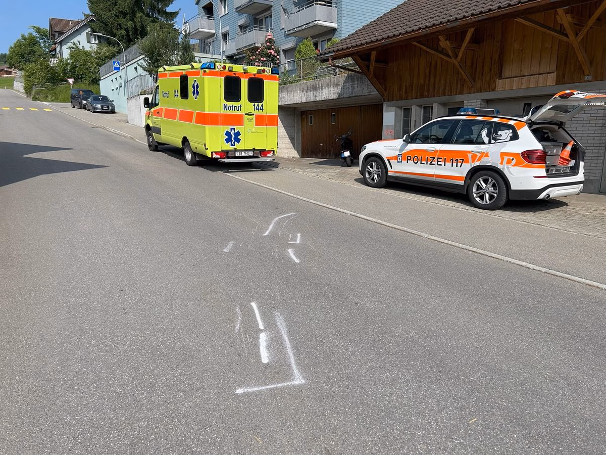 Drei Motorradunfälle am Pfingstmontag: Fahrer verletzt in Urnäsch!
