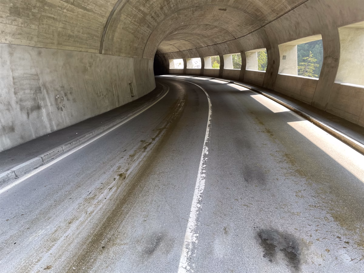Drei Motorradunfälle durch Kuhmist auf Lukmanierstrasse!