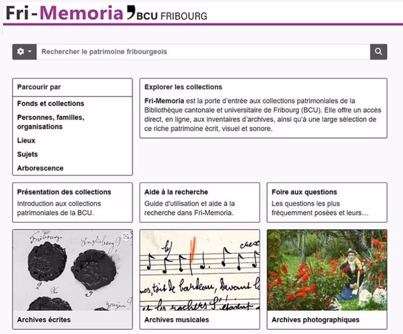Entdecken Sie das Freiburger Kulturerbe: Fri-Memoria jetzt noch besser!