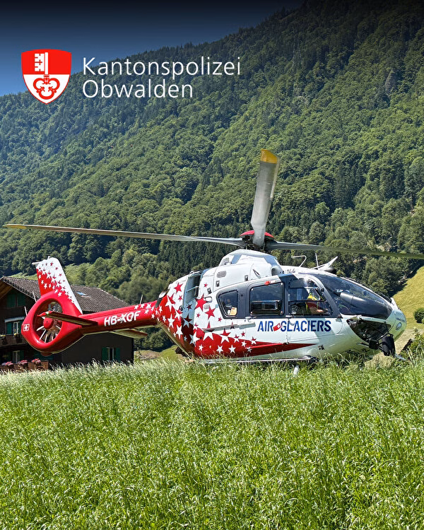 Gleitschirm-Pilot stürzt in Lungern ab – schwere Verletzungen!