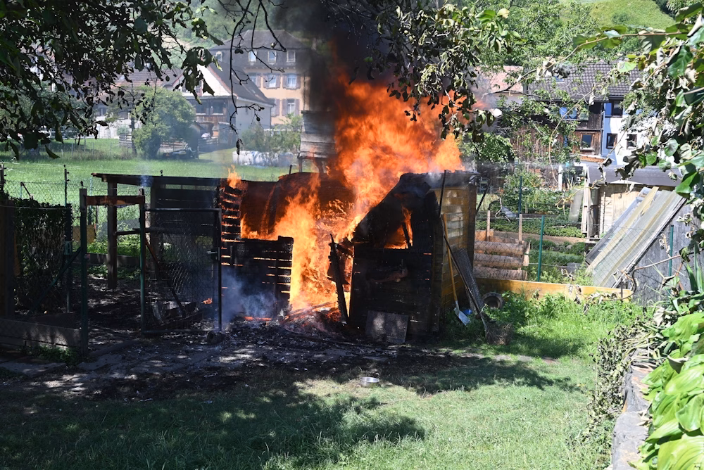 Großbrand im Hühnerstall in Bugg: Glück im Unglück für die Tiere!
