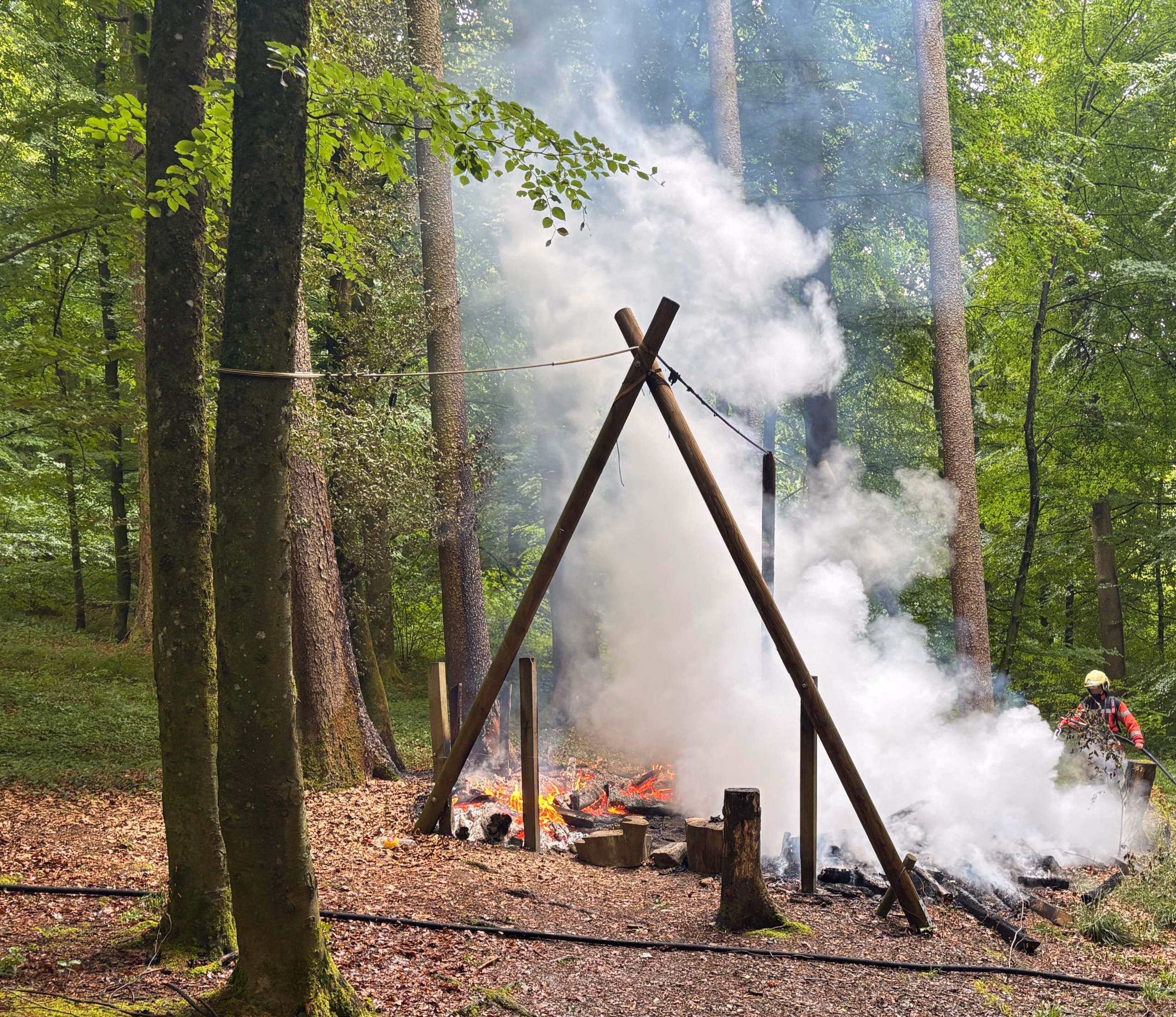 Rätselhafter Brand in Diessenhofen: Waldsofa komplett zerstört!