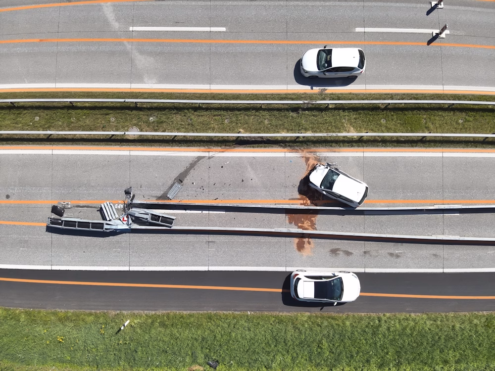 Rasender Fahrer verunfallt auf A13 und flüchtet zu Fuß!