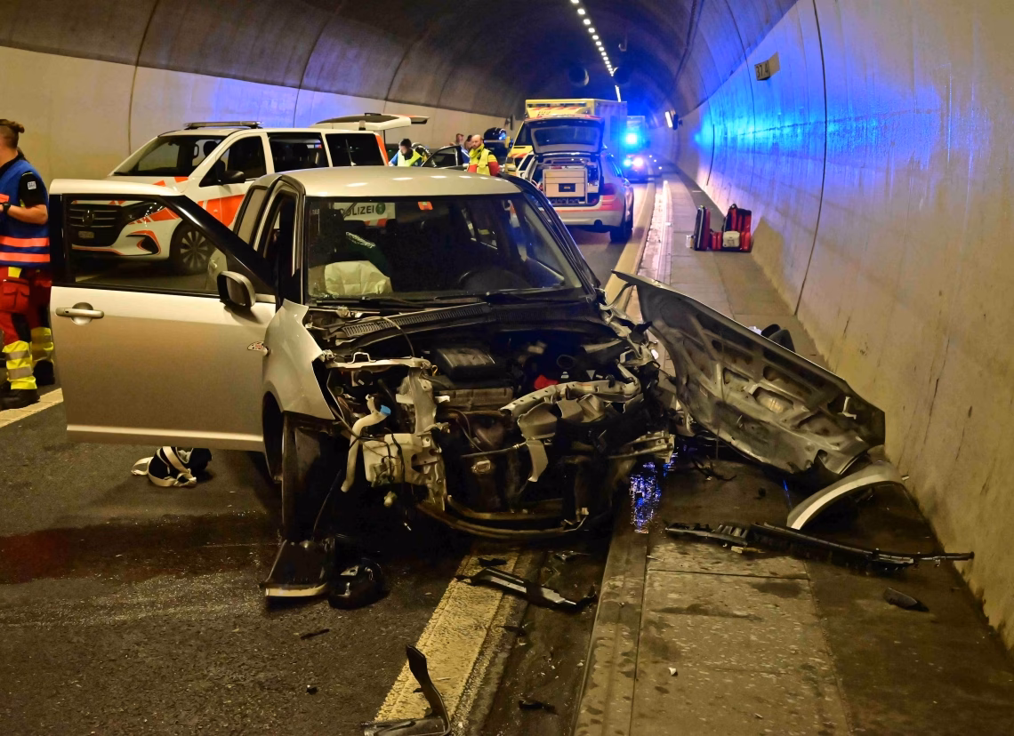 Tödlicher Unfall im Balmenraintunnel: 59-Jährige stirbt tragisch!