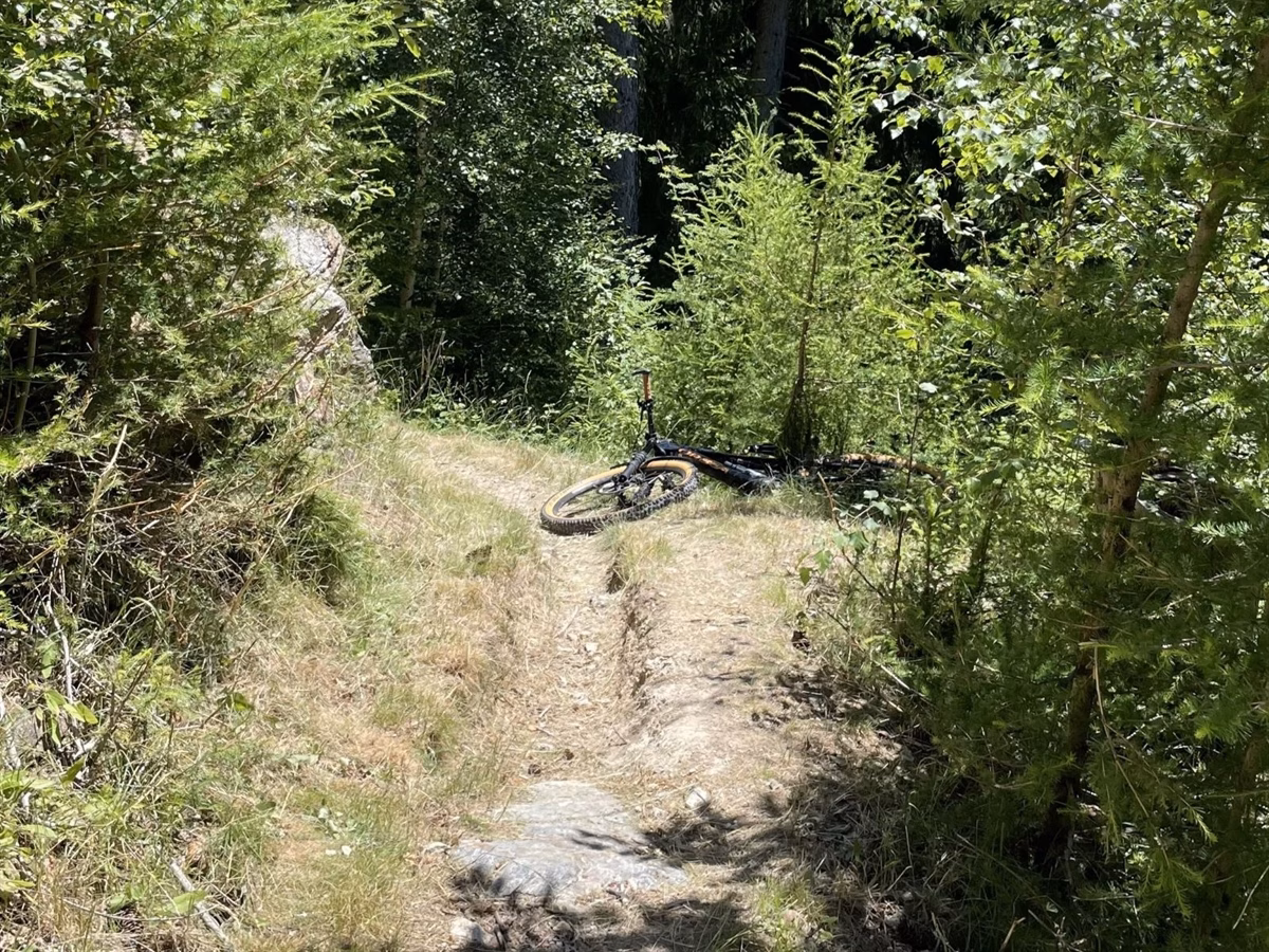 Tragischer Unfall: E-Biker stürzt tödlich den Abhang hinunter