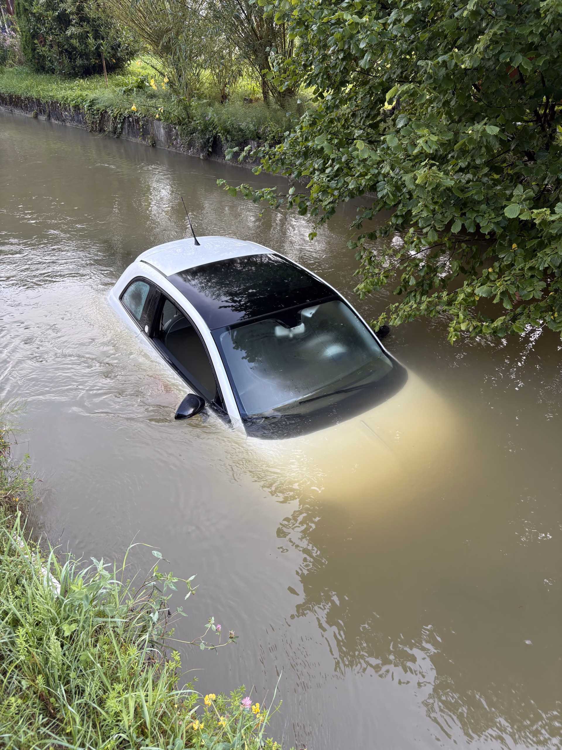 Auto im Walzmühlekanal entdeckt: Polizei sucht Zeugen nach Diebstahl!