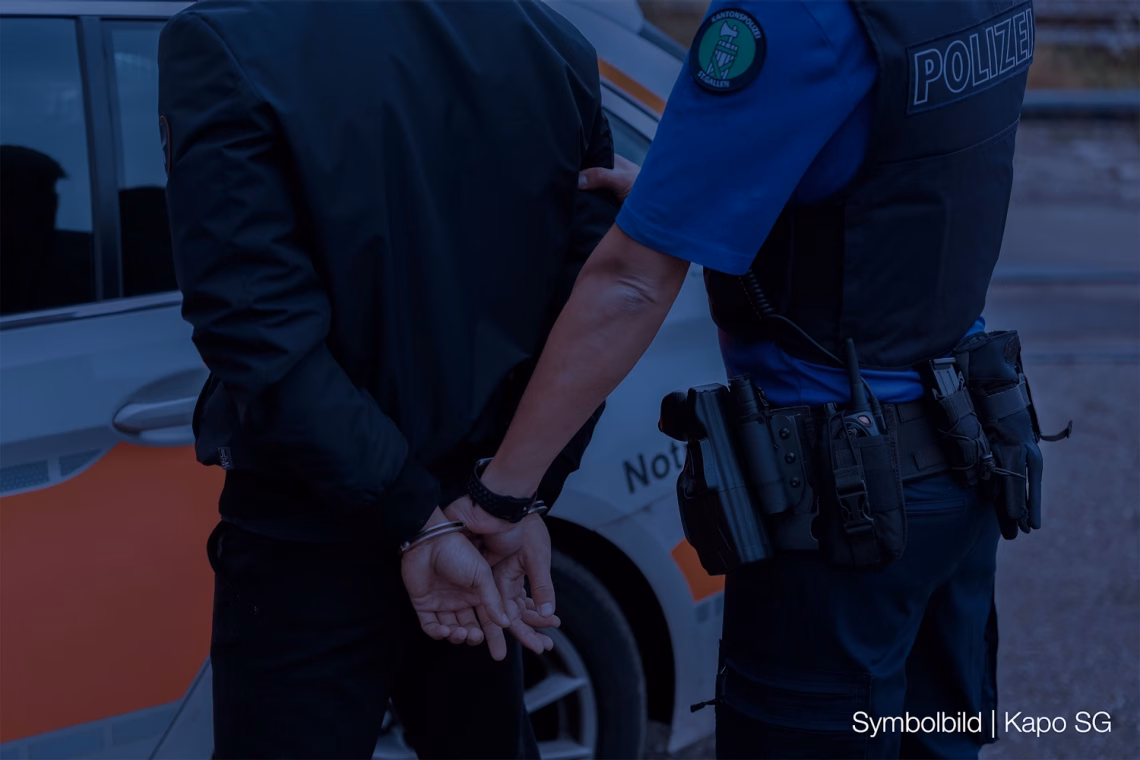 Festnahme von Teenagern nach Autodiebstahl-Versuch in St.Gallen!