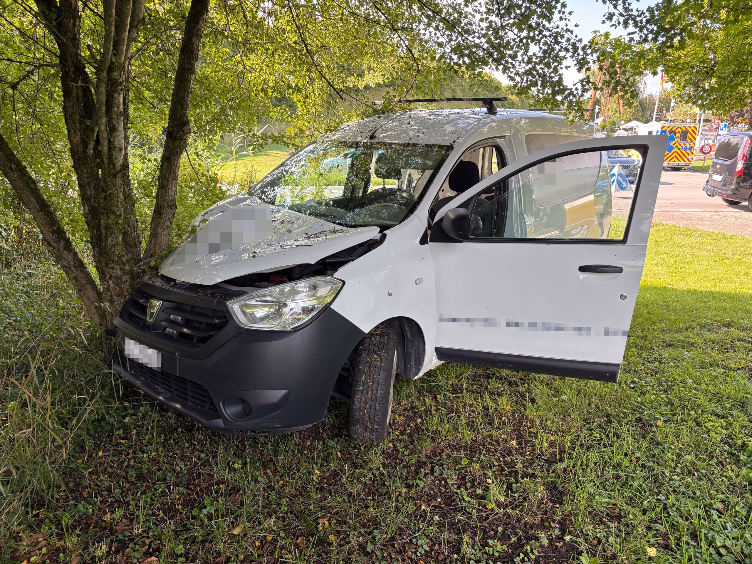 Lieferwagenunfall in Lipperswil: Frau verletzt nach Crash mit Baum!