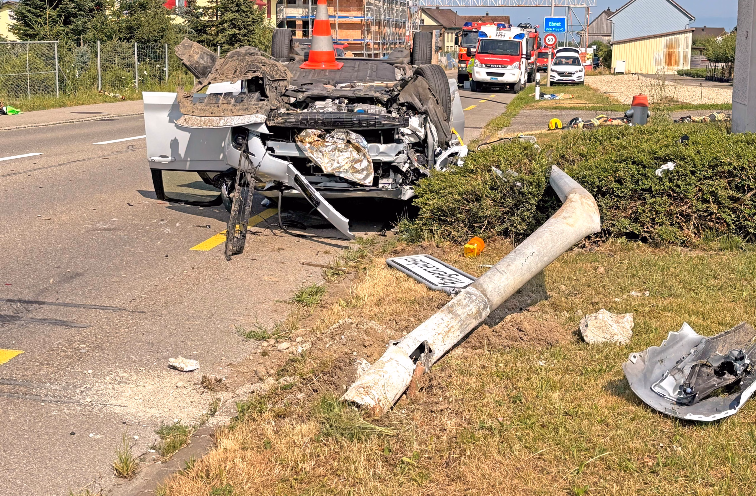 Schrecklicher Unfall in Neukirch: Frau schwer verletzt!