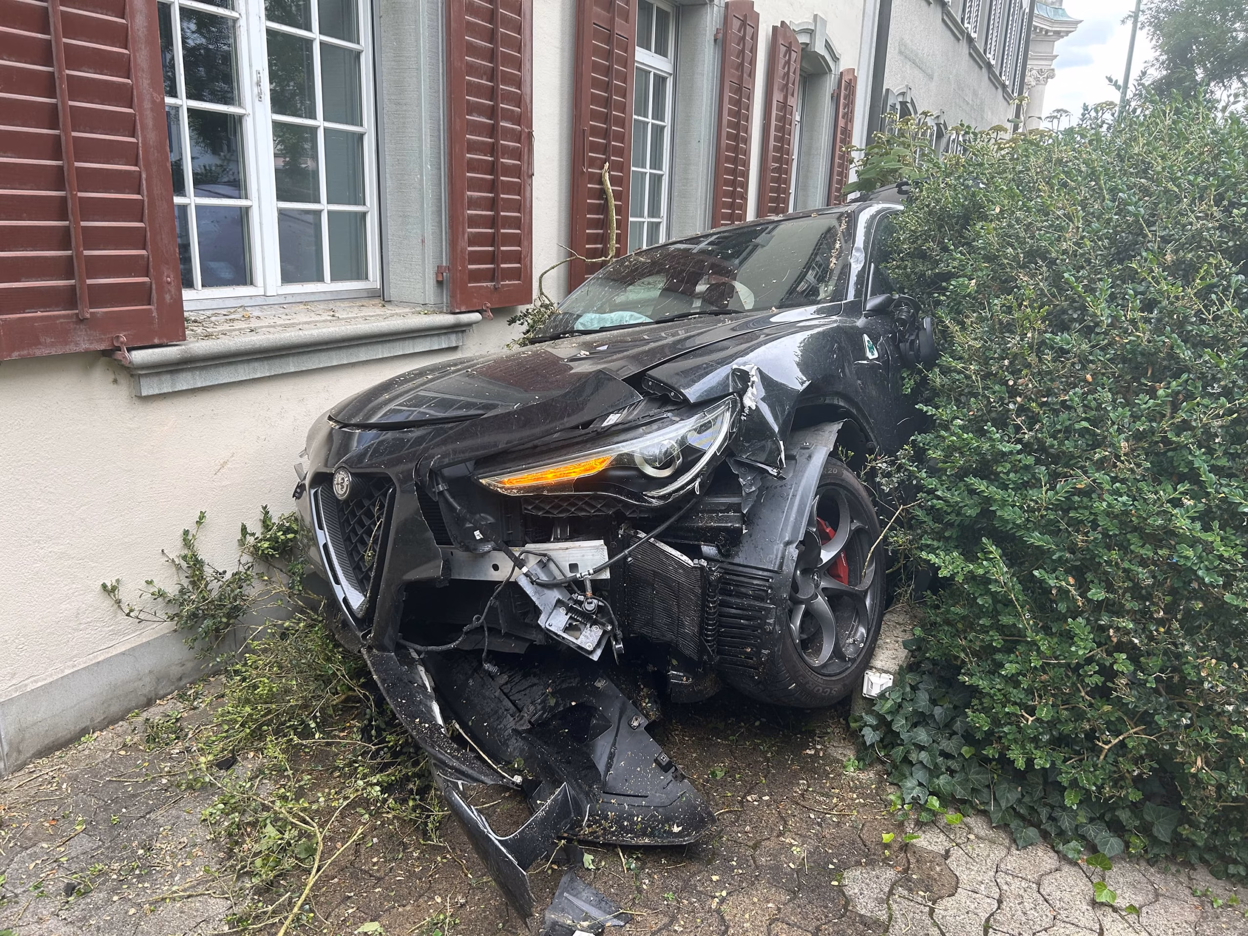 Drei Einbrecher flüchten, verunfallen und werden in Frauenfeld gefasst!