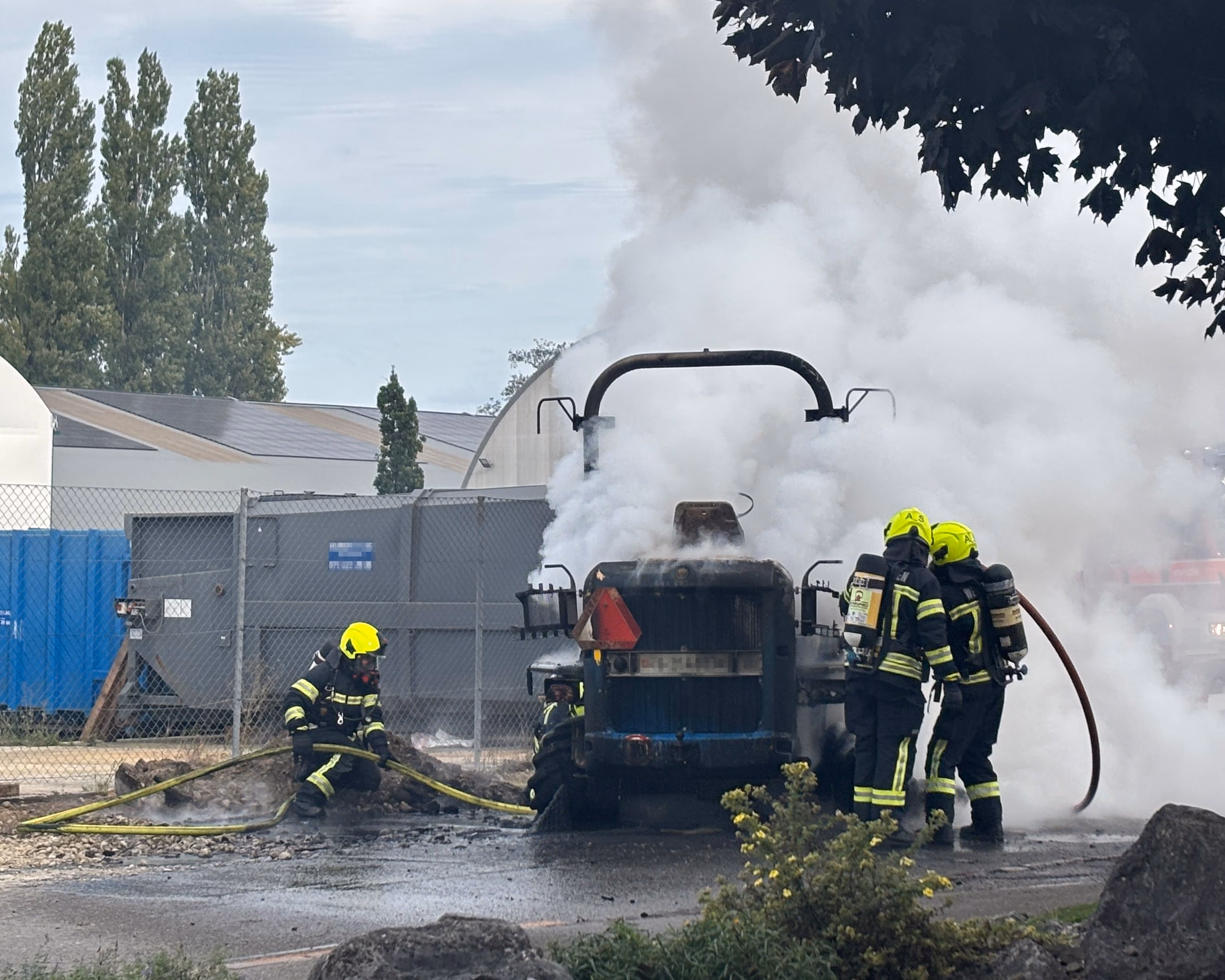 Dumper-Brand in Weinfelden: Zehntausende Franken Sachschaden!