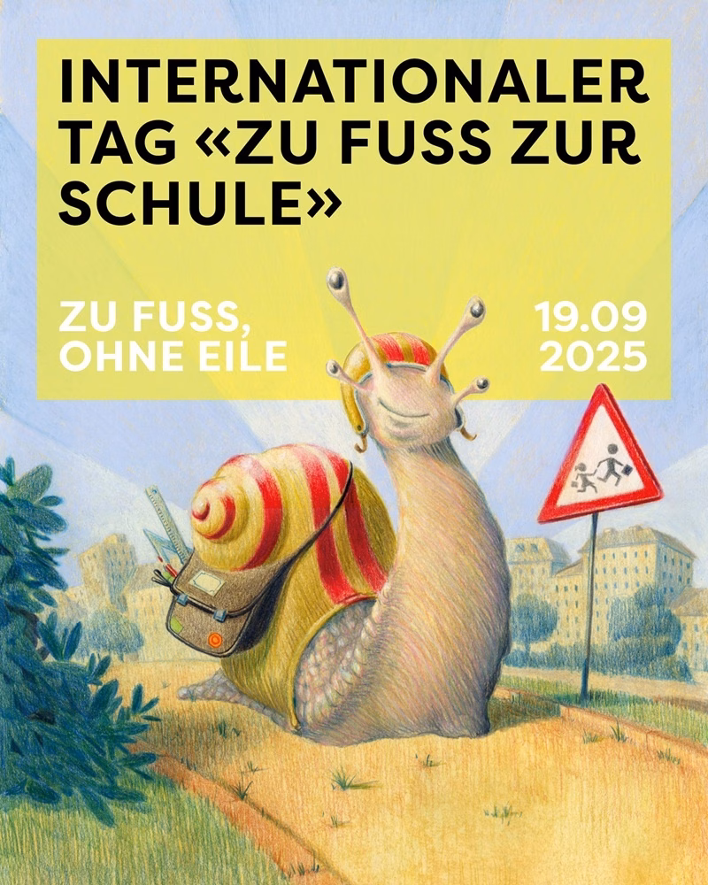 Schritt für Schritt: Internationaler Tag «Zu Fuss zur Schule» begeistert Freiburg!