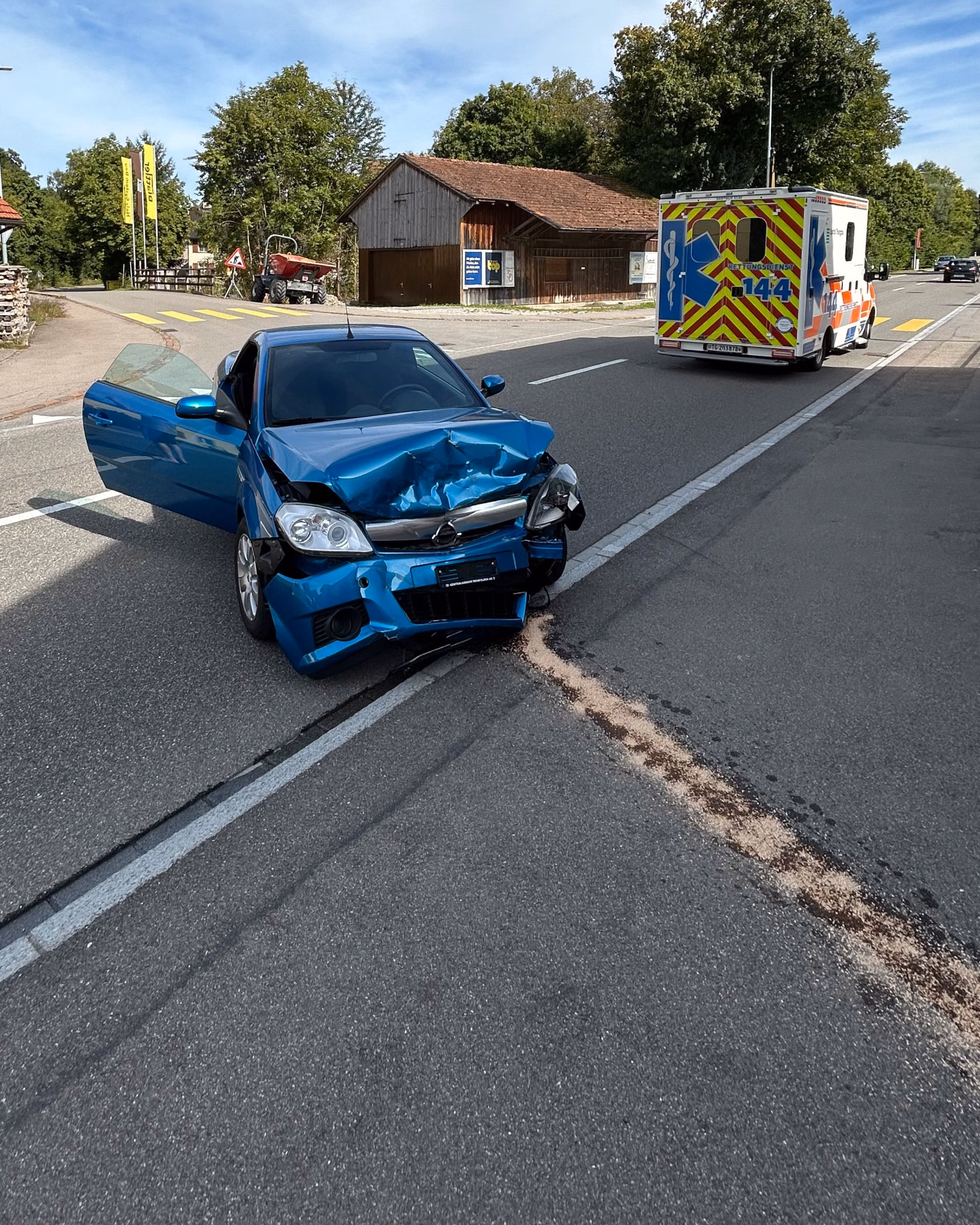 Schwerer Unfall in Affeltrangen: 84-Jähriger kämpft um sein Leben!