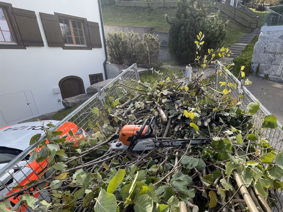 Kettensäge-Unfall in Laax: Arbeiter verletzt und ins Spital gebracht!