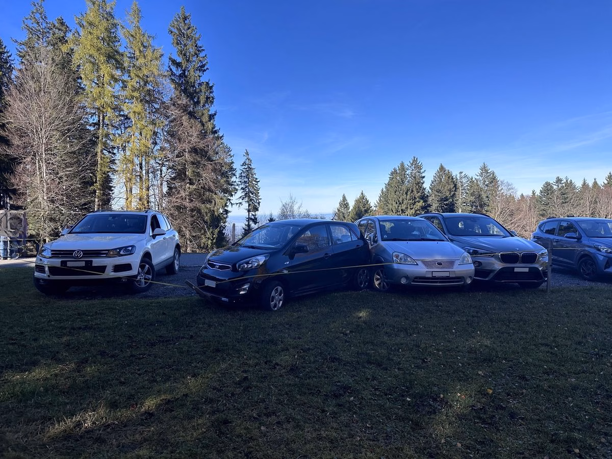 Parkplatz-Panne in Gais: 20.000 Fr. Schaden, aber keine Verletzten!