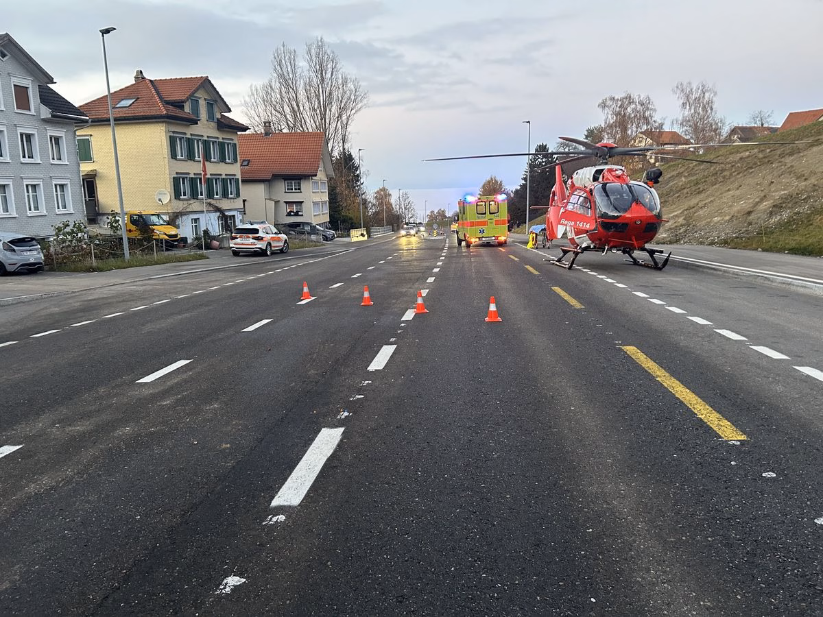 Schockierender Unfall in Wolfhalden: Roller trifft Fußgängerin!