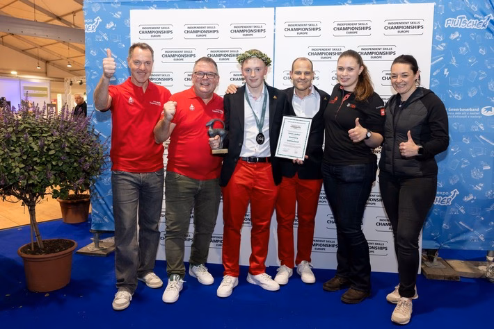 Sven Lauber holt Silber bei den Berufs-Europameisterschaften in Chur!