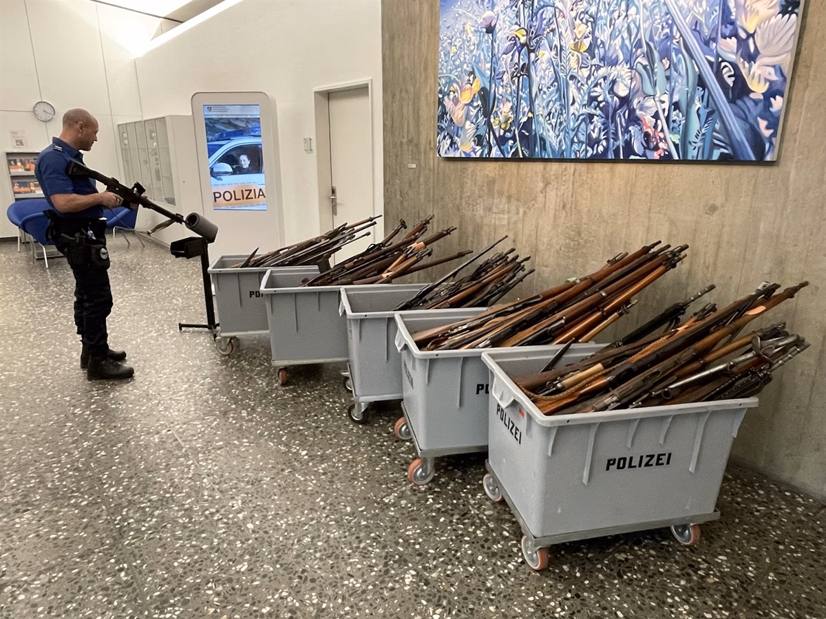 Waffenrückgabe in Graubünden: 256 Stück sicher abgeliefert!