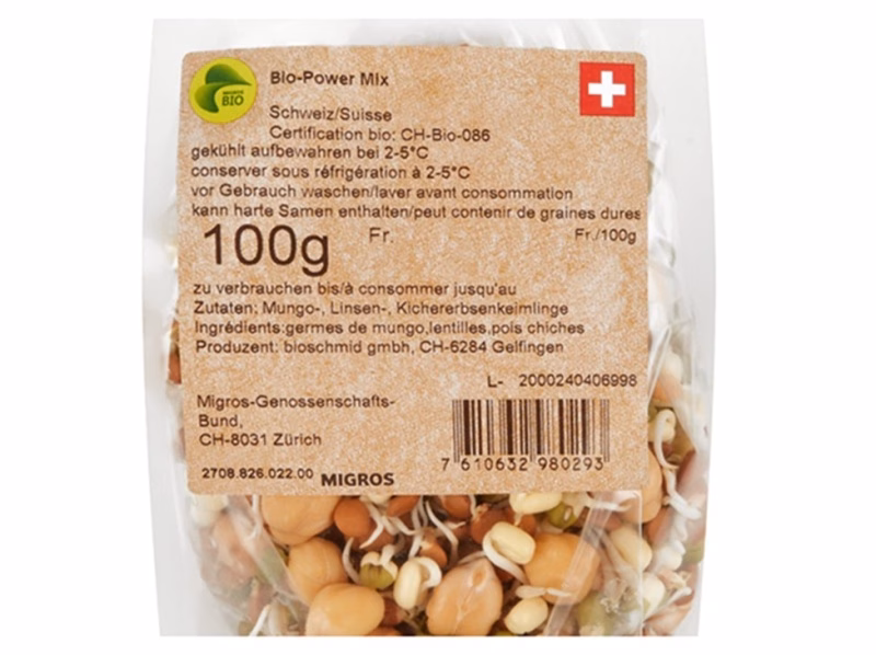 Achtung! Bio-Power Mix von Migros könnte mit Salmonellen kontaminiert sein!