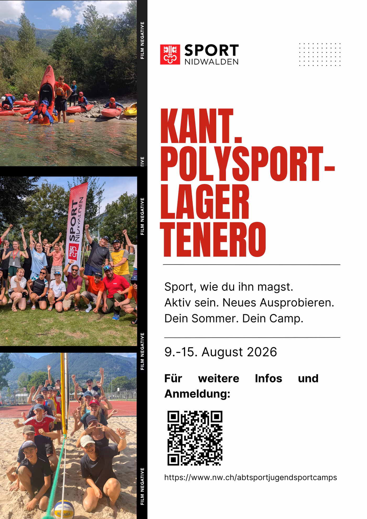 Sportliches Abenteuer 2026: Polysportlager in Tenero für Jugendliche!